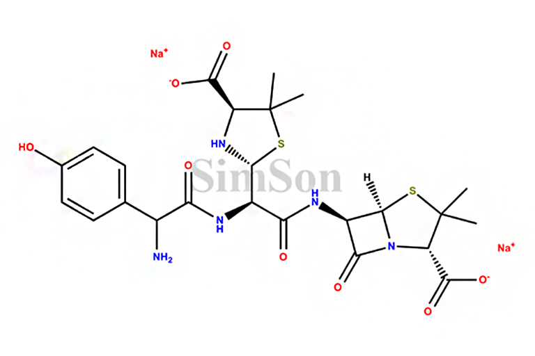 N-(Penicillan-6-yl) Open Ring Amoxicillinamide Disodium Salt