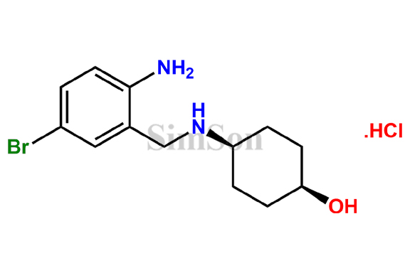 (1s,4s)-4-((2-amino-5-bromobenzyl)amino)cyclohexanol hydrochloride