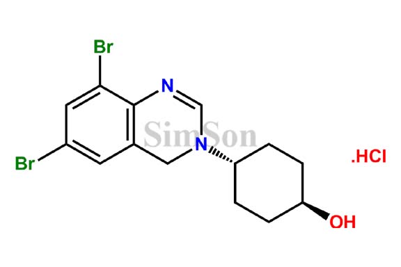 trans-4-(6,8-Dibromoquinazolin-3(4H)-yl)cyclohexanol Hydrochloride