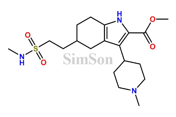 methyl3-(1-methylpiperidin-4-yl)-5-(2-(N-methylsulfamoyl)ethyl)-4,5,6,7-tetrahydro-1H-indole-2-carboxylate