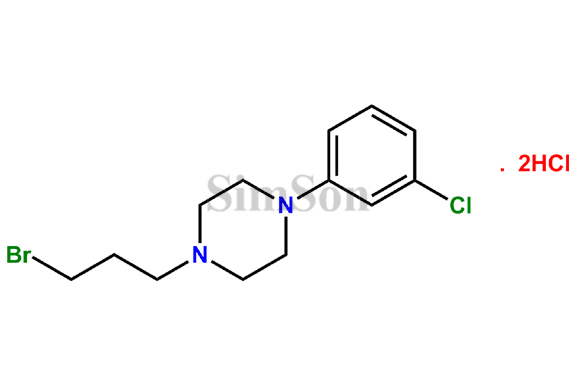 1-(3-bromopropyl)-4-(3-chlorophenyl)piperazine dihydrochloride